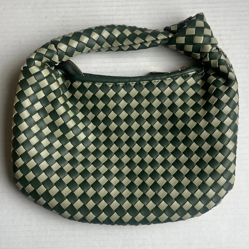 Anthropologie The Brigitte Satchel by Melie Bianco: Check Edition - Picture 3 of 4